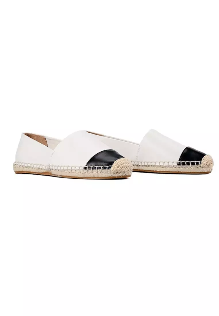 Shirasaki Slippers White