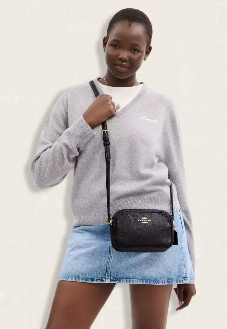 Coach Mini Jamie Camera Bag Black