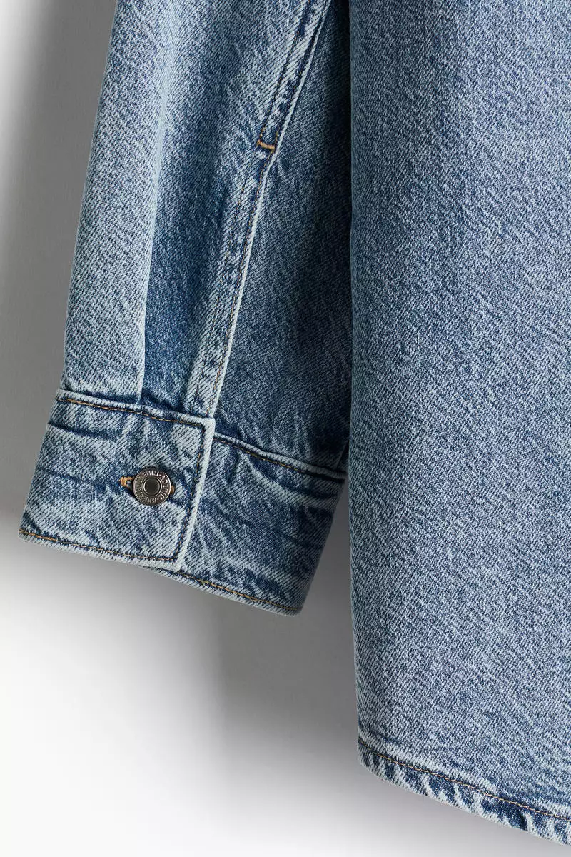 Feather Soft Oversized denim shirt