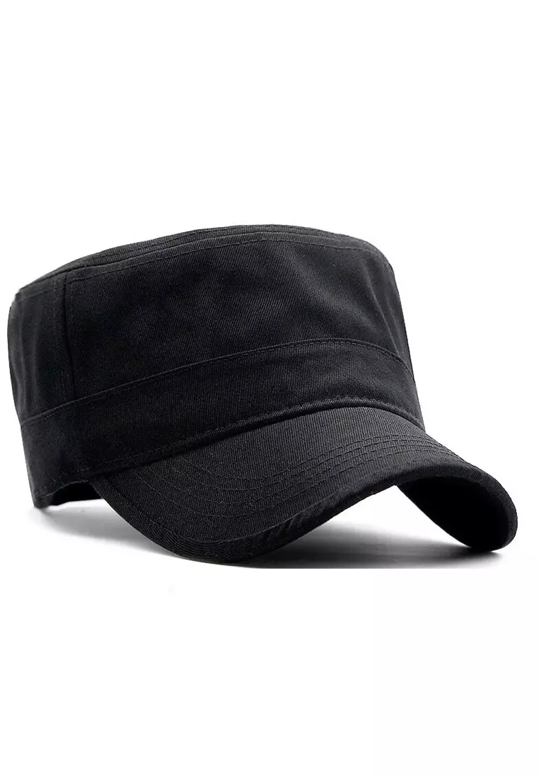 Aldrich Topi Fashion Militer Komando Camouflage Material Cotton ORIGINAL - Black