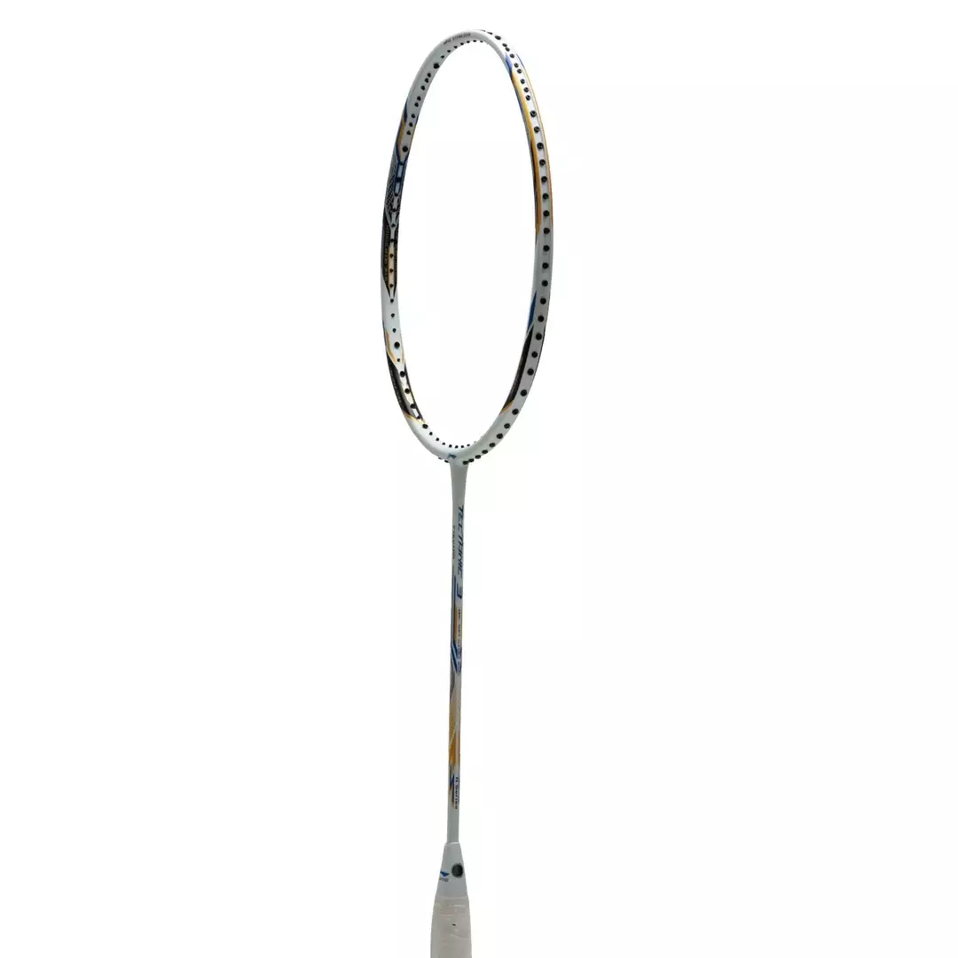 Li-Ning Badminton Racket Tectonic 3R Series 4U Wht/Gold/Blue AYPS199-1