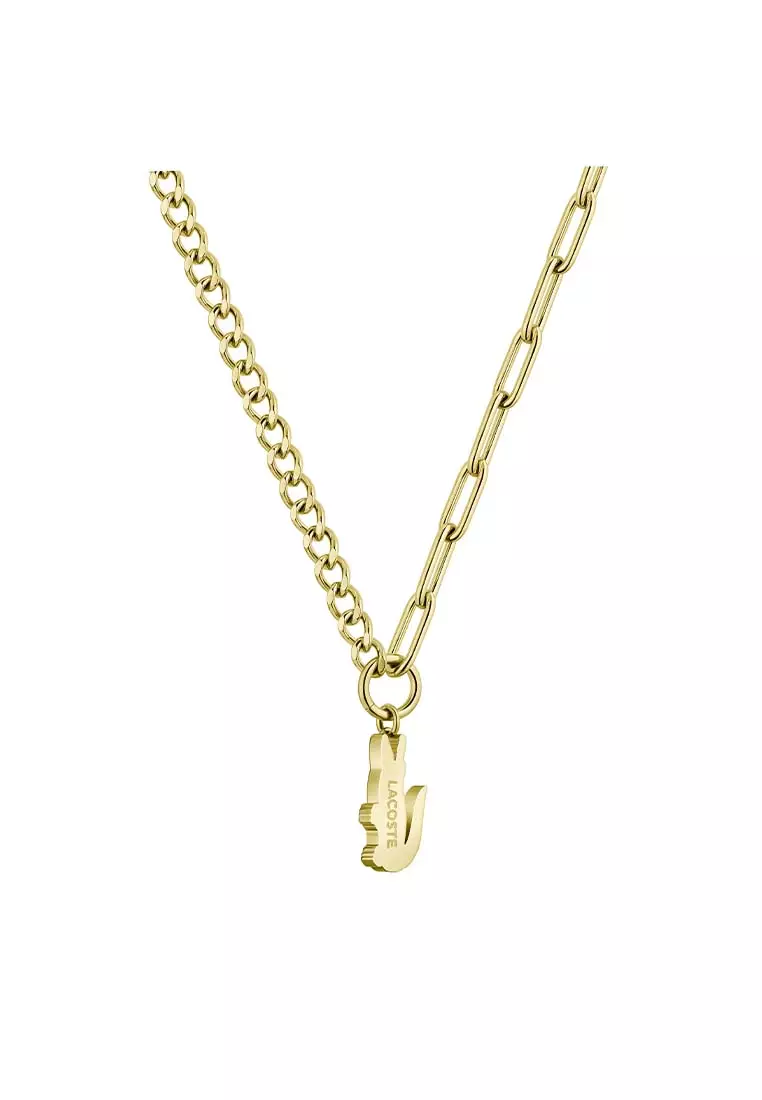 LACOSTE ネックレス 2040145 CROCODILE ACCESORY GOLD LACOSTE ラコステ ネックレス 2040145 CROCODILE ACCESORY