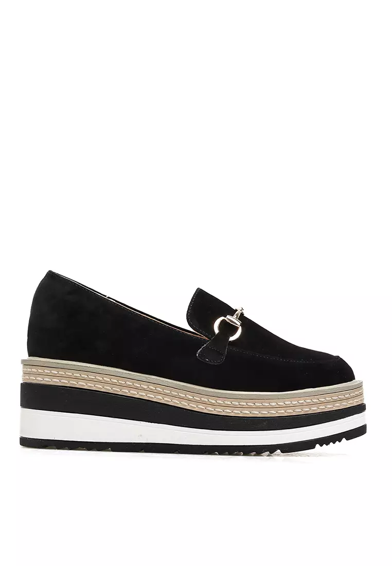 Discount on Twenty Eight Shoes  shoes - SKU: British Style Ferrule Round Toe Flatform Shoes Lw1837