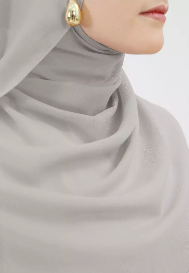 Cotton Bee - Ramya Shawl | Pashmina Viscose - Warm Grey