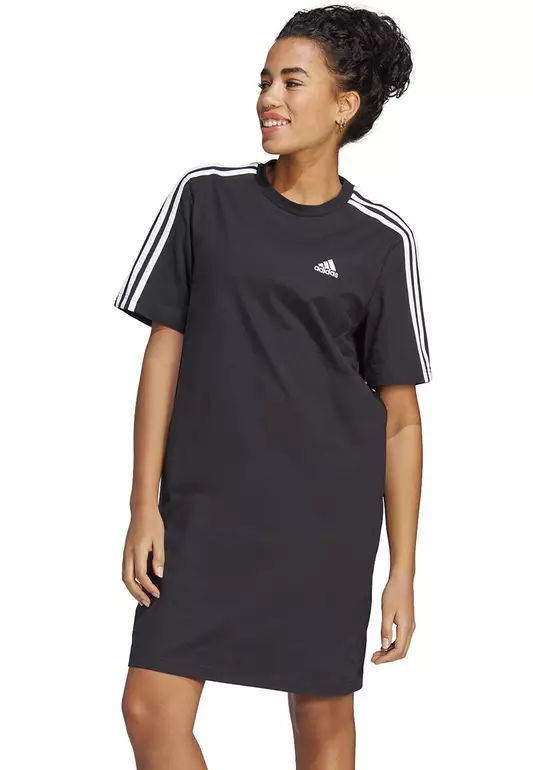 Essentials 3-Stripes Single Jersey Boyfriend Tee Dress