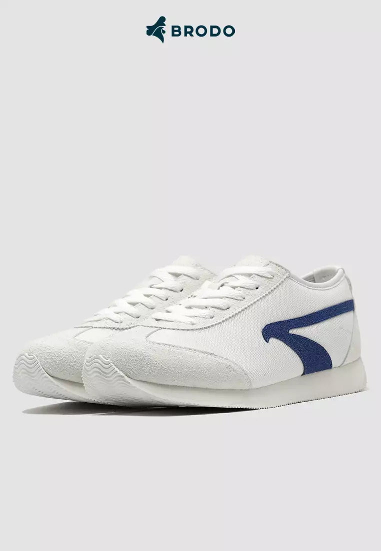 BRODO - Sneakers Tondano Beak White Blue OWS