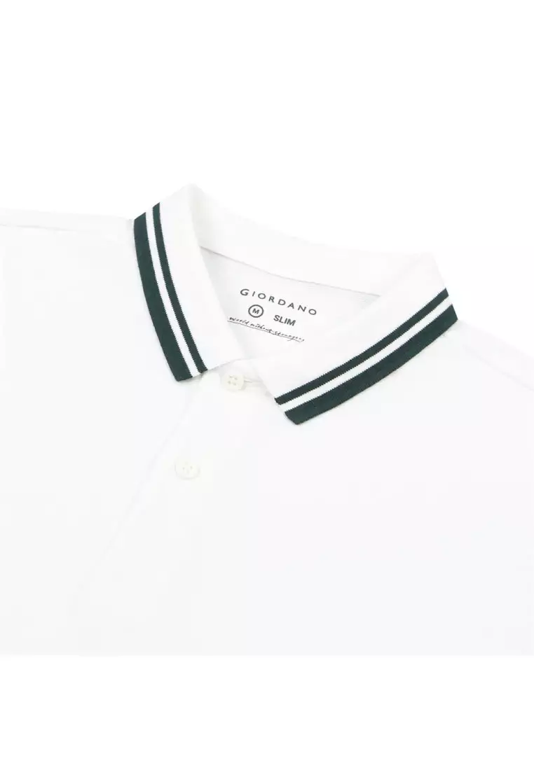 Men's Cotton Lycra Short Sleeve Slim Polo 01015018