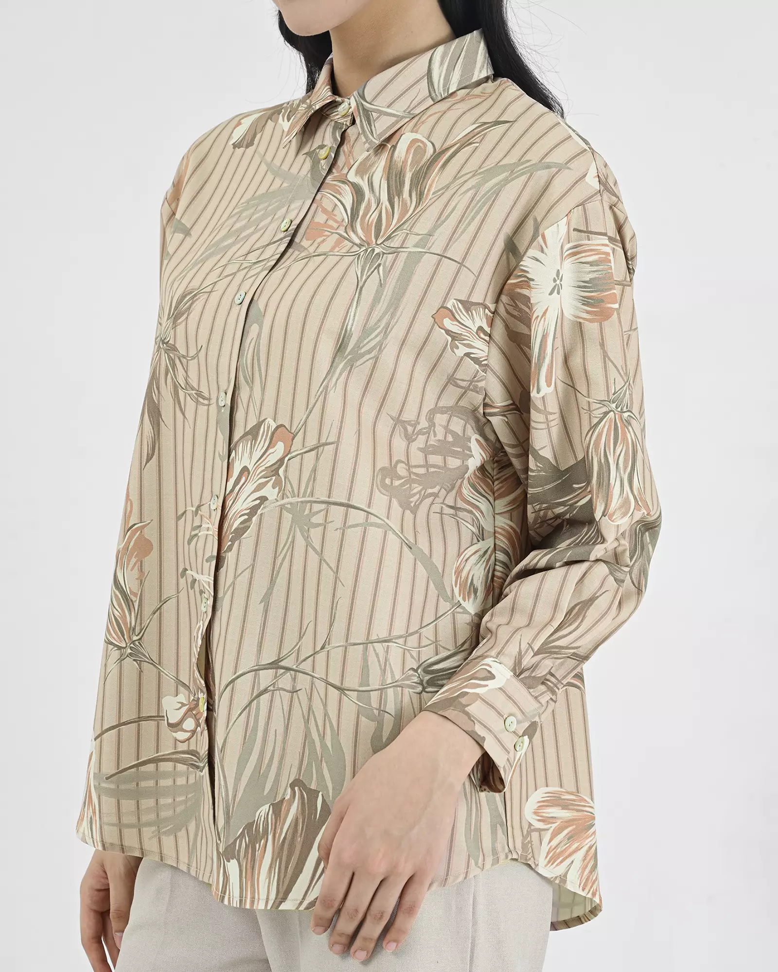 Geulis.id SUNNY SHIRT - Bloombrown