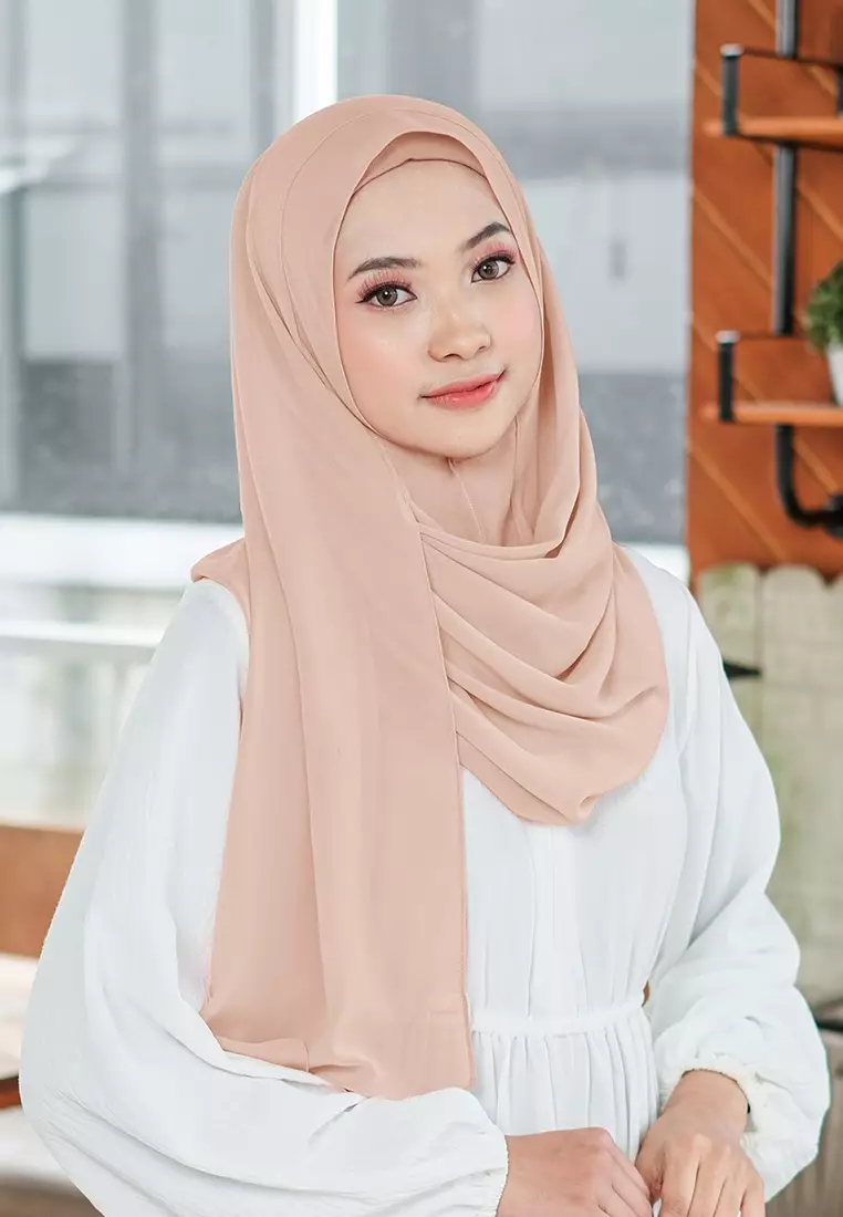 HIJAB INSTAN SHEILA - LIGHT PEACH