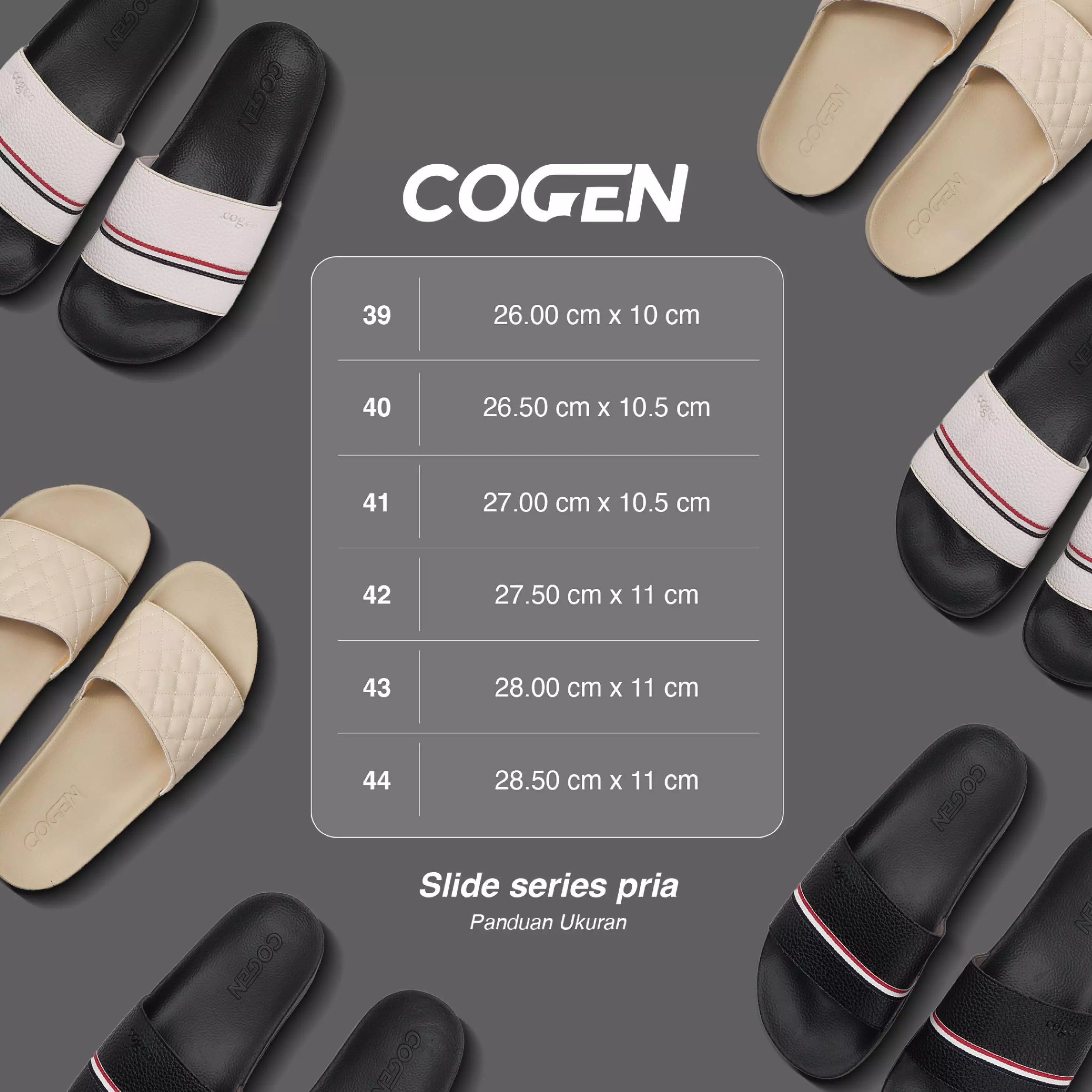 Sandal Wanita Cogen Basic - Black