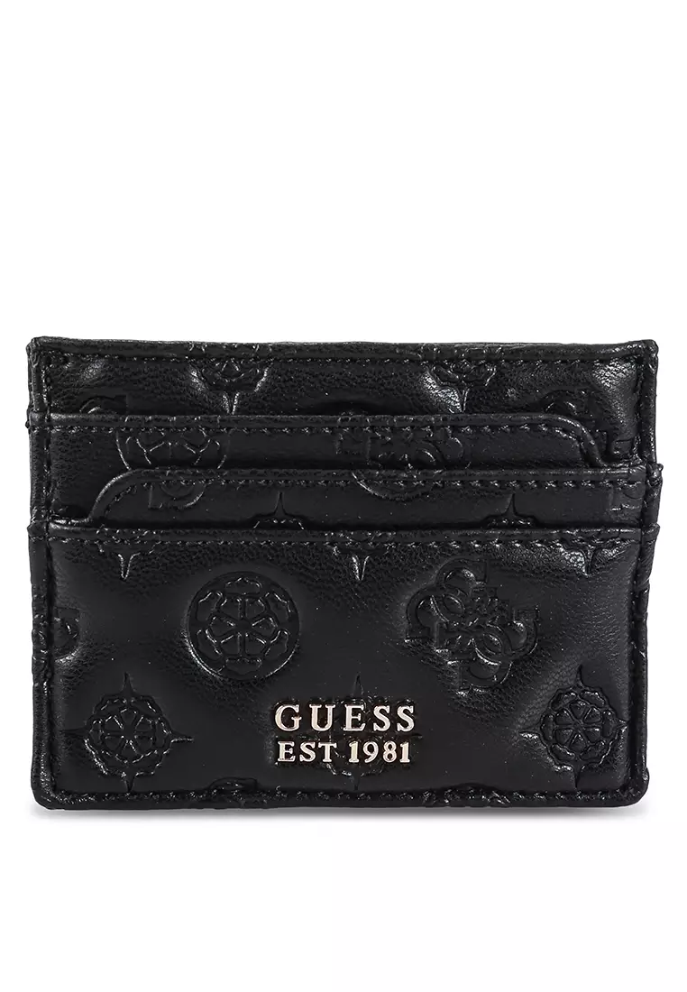 Guess card holder outlet womens