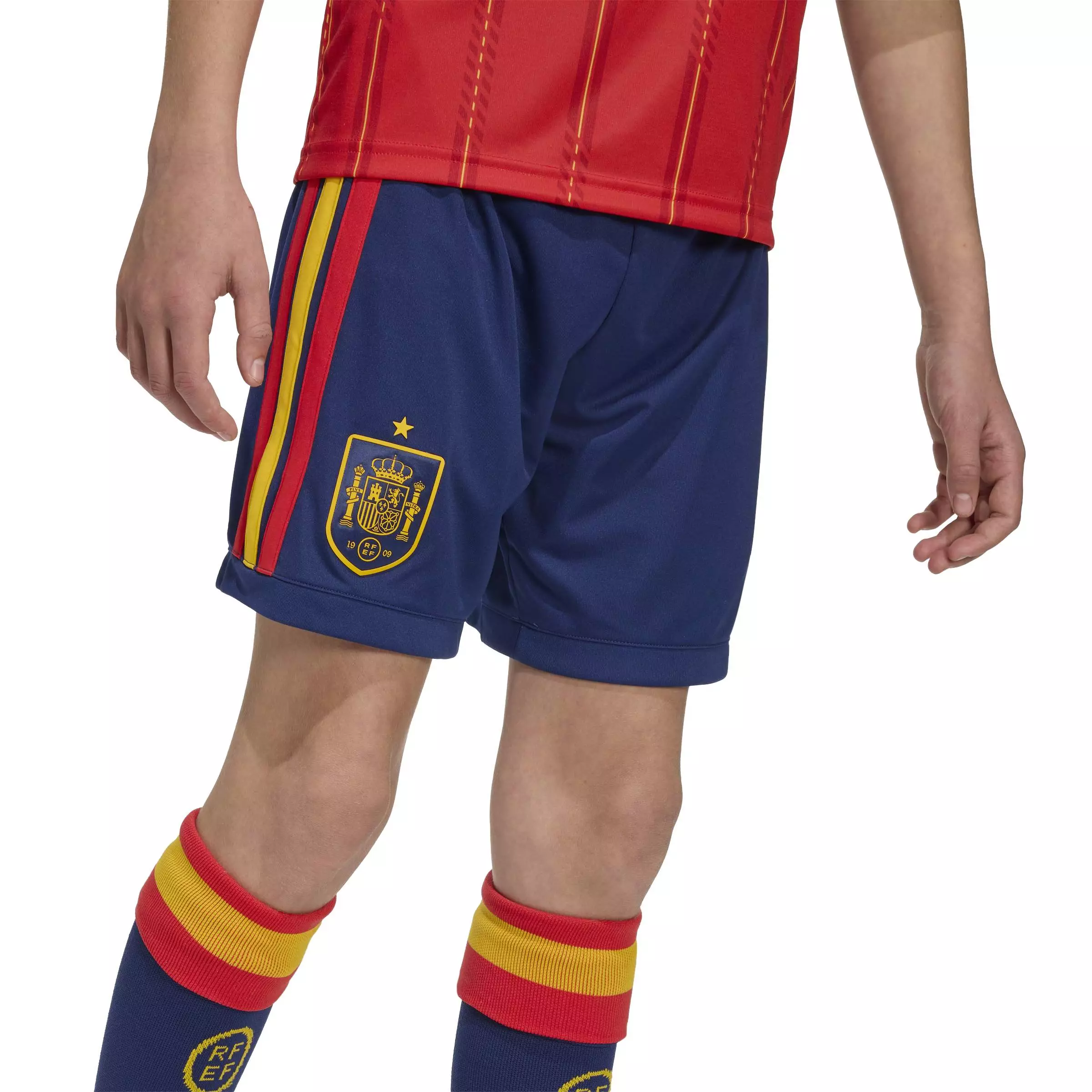 ADIDAS Spain 26 Home Kids Shorts JZ5760 - Celana Pendek Anak (Biru)