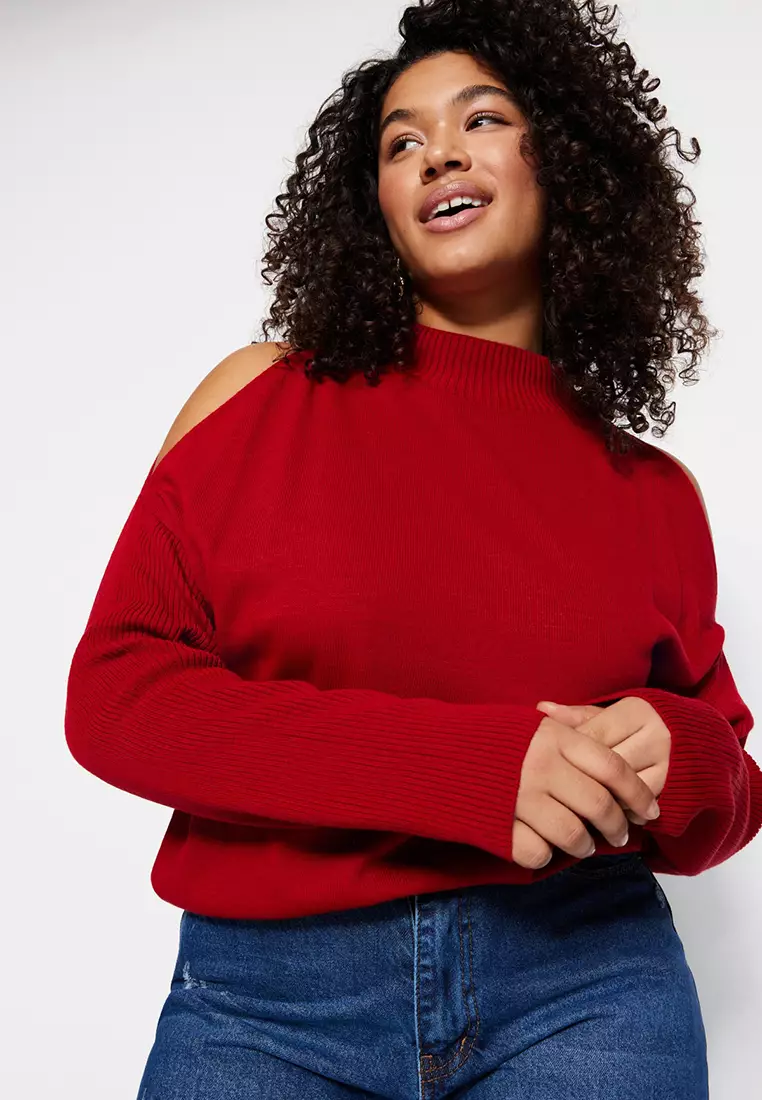 Cut Out Detailed Knitwear Sweater