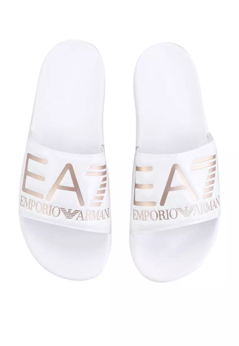 White hot sale ea7 sliders