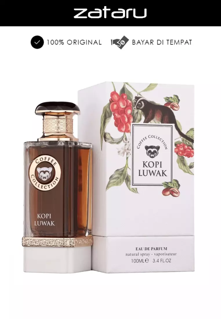 Fragrance World Coffee Collection Kopi Luwak Unisex EDP - 100 ML (Parfum Unisex)