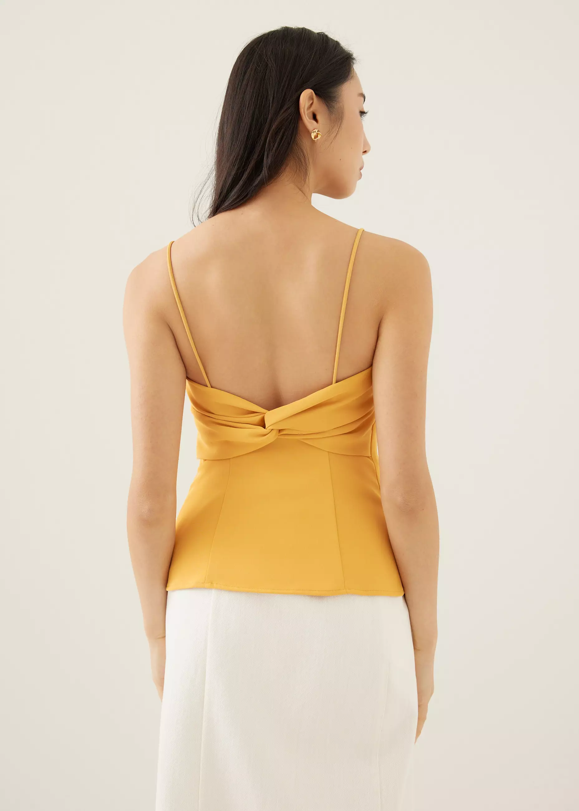 Atasan Wanita - Hermione Padded Knot Back Top