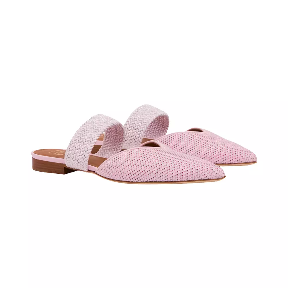 Jual Malone Souliers Malone Souliers Maisie Flat Mules Mesh Rose/Rose ...