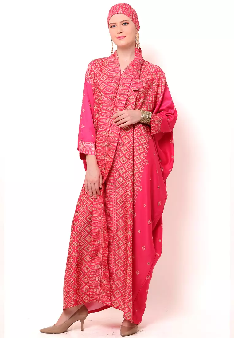 Kanzi Exclusive Long Sleeve Songket Kaftan