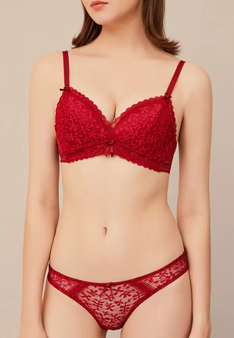 Buy LYCKA LMM3012-Lady One Piece Casual Bra Top (Red) 2024 Online