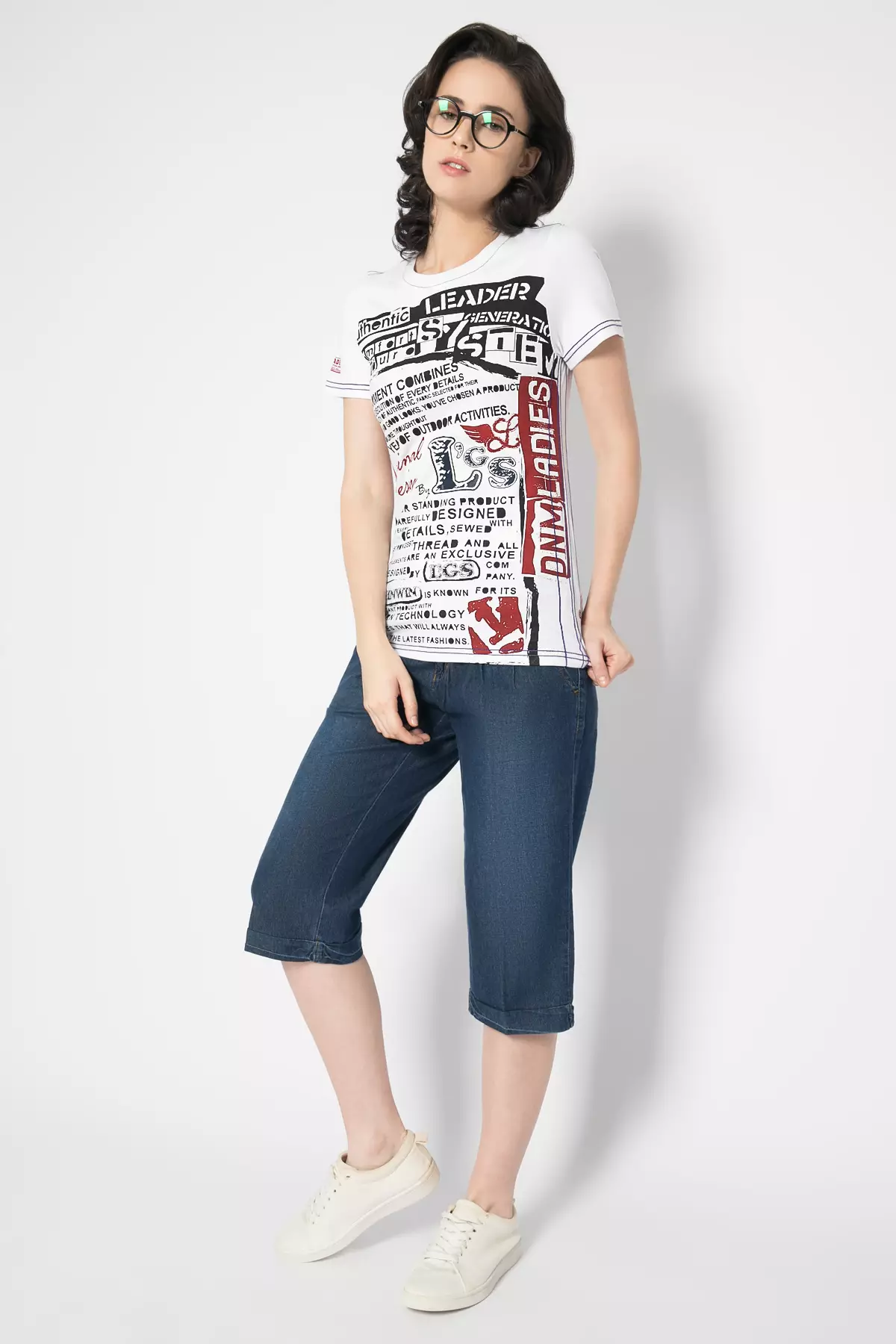 LGS - Celana Capri Wanita - Navy - Celana Pendek - LLJR.204.628.615.7C