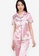 F.101 pink Printed Short Sleeve Pajama Set 759A3AAA56C7DEGS_3