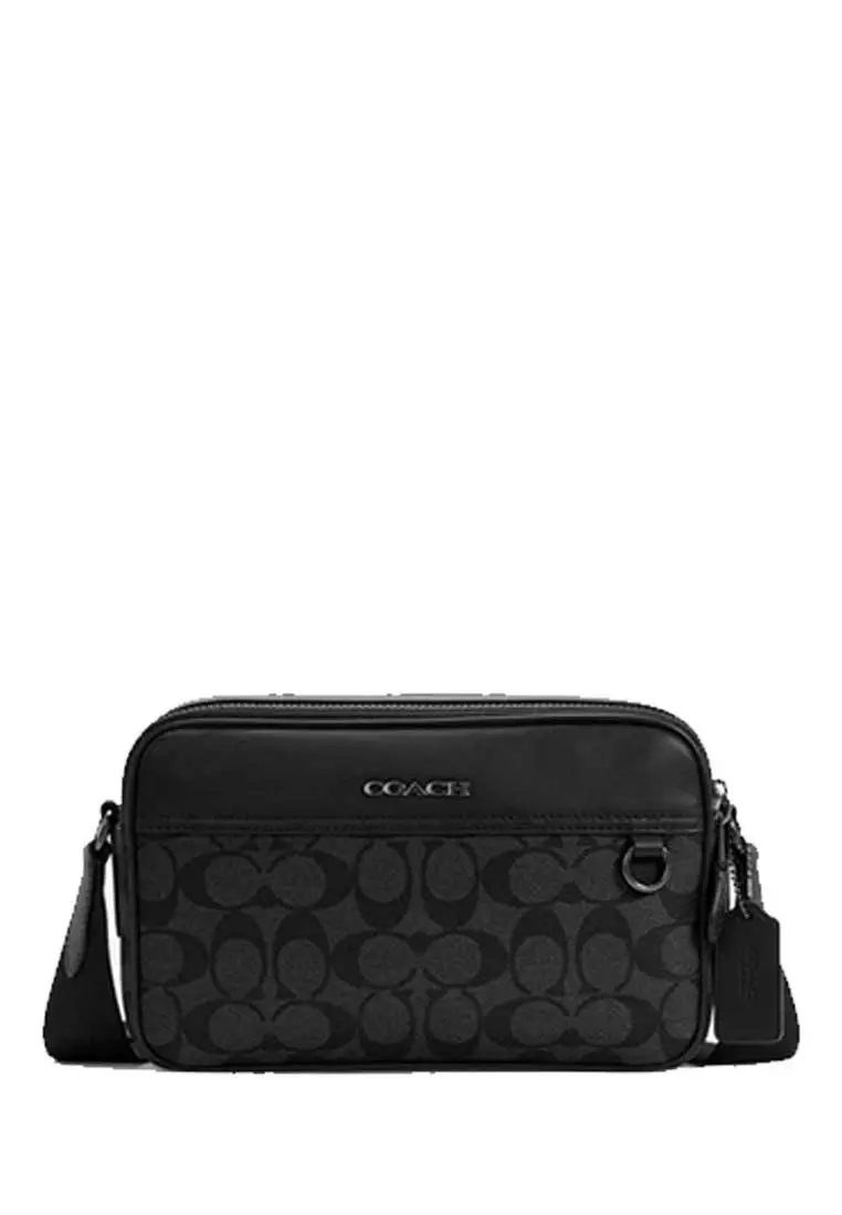 Coach black cross online body