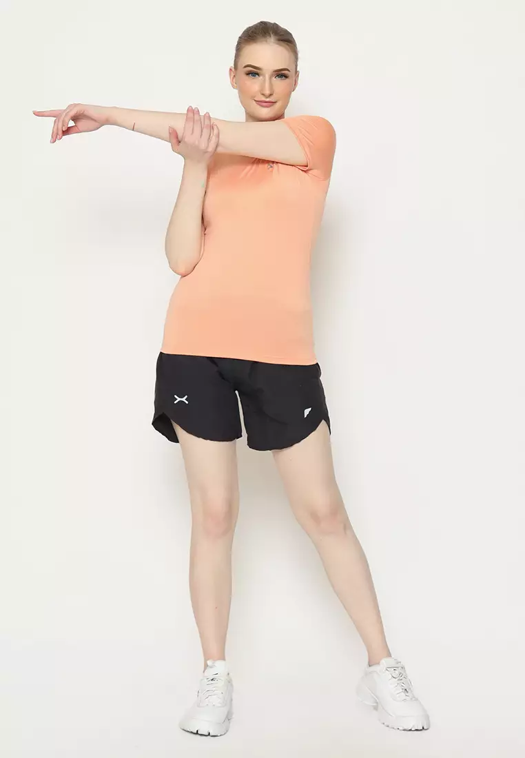 FLEXZONE Sports Tee Women Multisport Series Peach