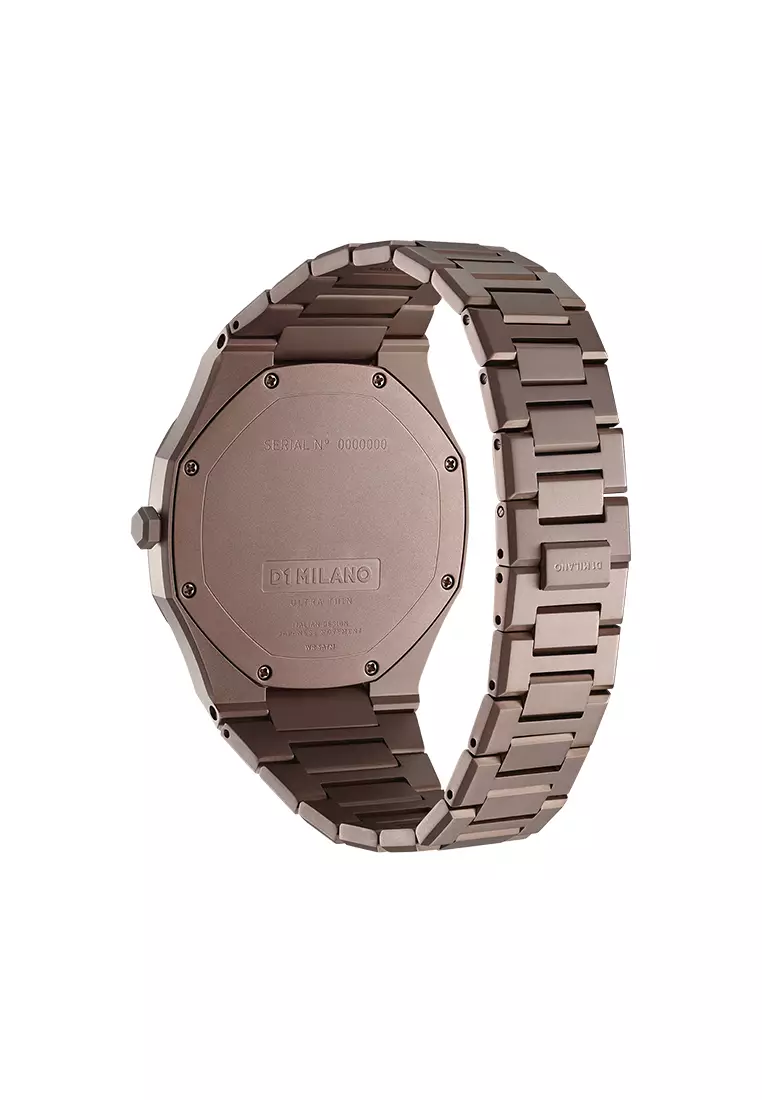 Chocolate Ultra Thin Bracelet Watch, 40 mm