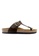 SoleSimple brown Rome - Dark Brown Leather Sandals & Flip Flops 3DEE1SHD40AD84GS_1