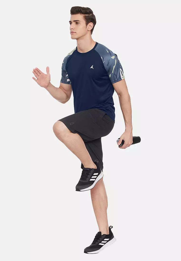 Men's Blue Aero Sports Training/Workout Tee