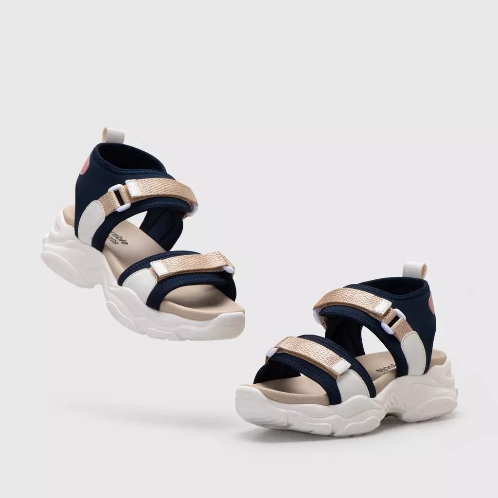 Lumpy Sandals Navy