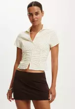 Lily Micro Polka Dot Vanilla Glow