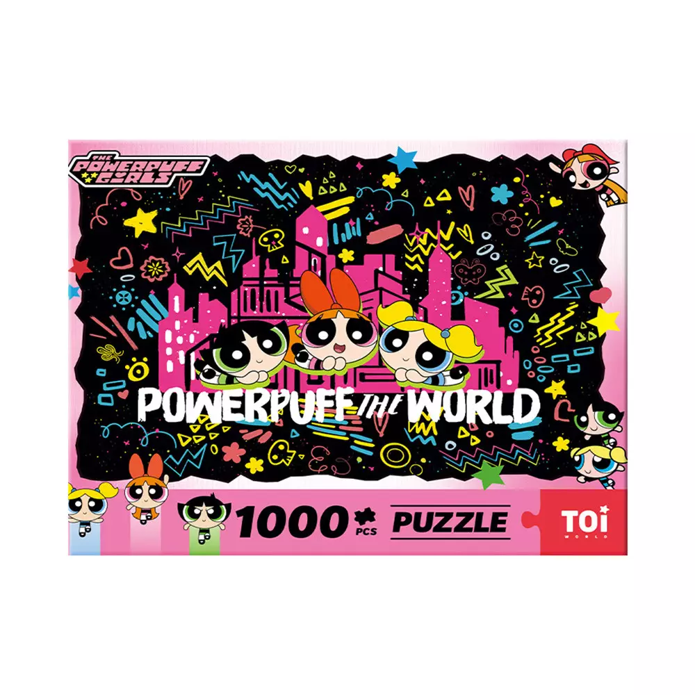 TOI THE POWERPUFF GIRLS PUZZLE SWEET BLOW SET 1000 PCS 10951 - MIX