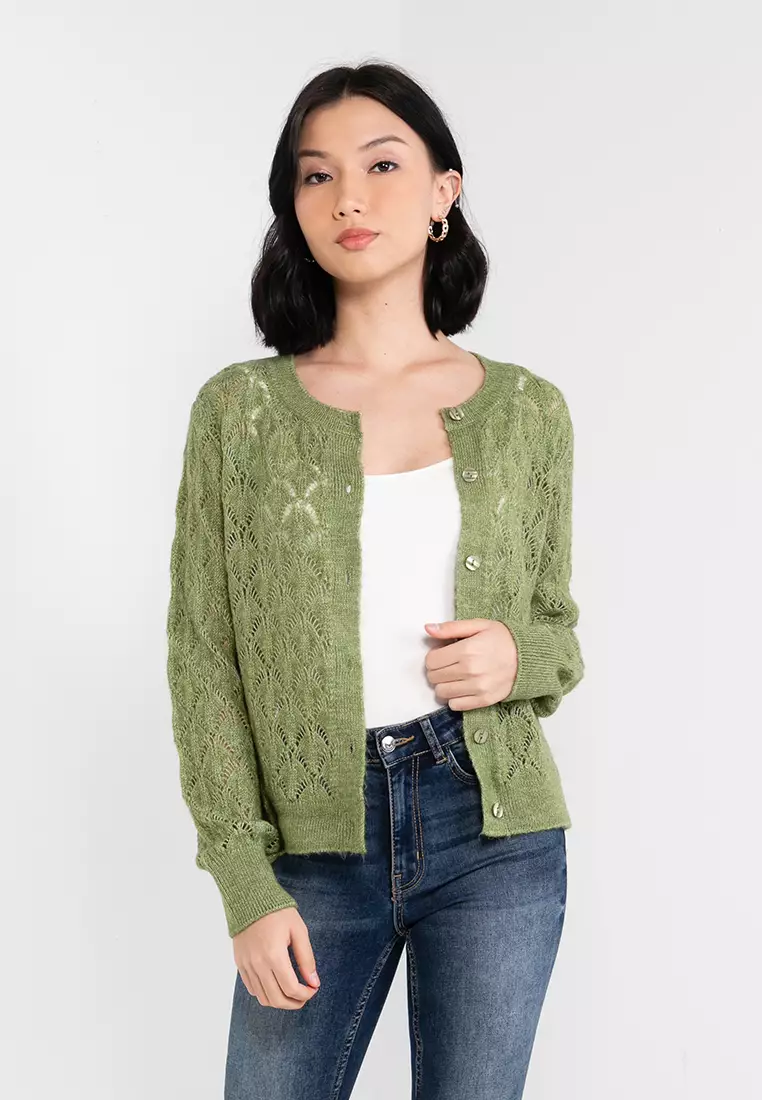 Front button clearance cardigan