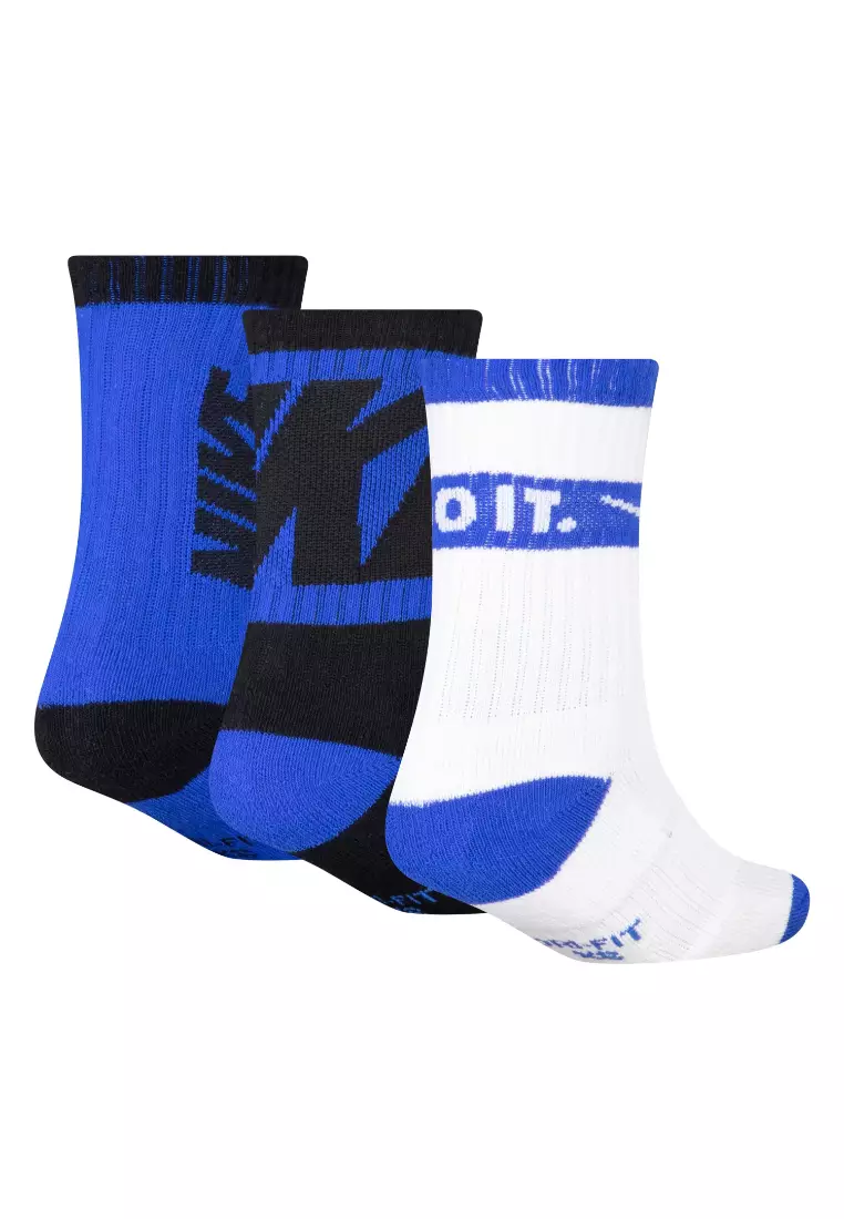 Sport 3-Pack Crew Socks (Little Kids)