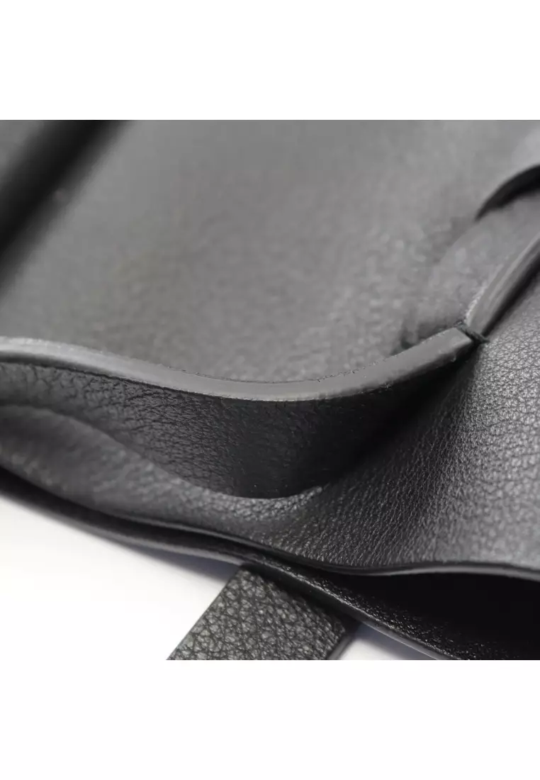 Pre-Loved BALENCIAGA Everyday tote XS Handbag tote bag leather black 2WAY