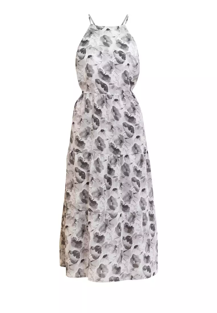 Lulu Halter Tiered dress