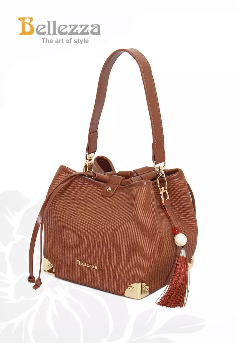 Bellezza Handbag 24246-38 Coffee