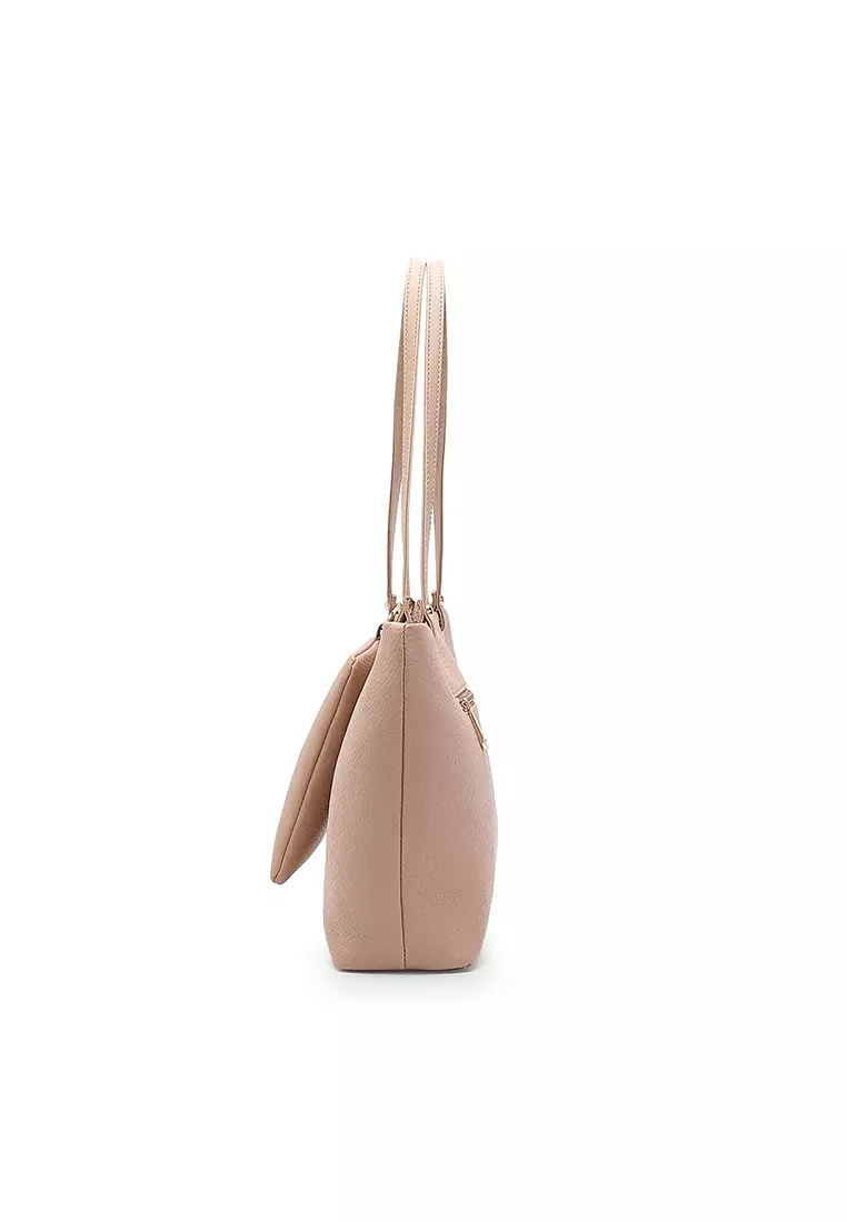 Women's 2-in-1 Tote Bag & Pouch - Pink