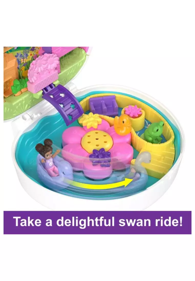 Buy Polly Pocket Polly Pocket Dolls Flower Garden Bunny Compact Playset ...