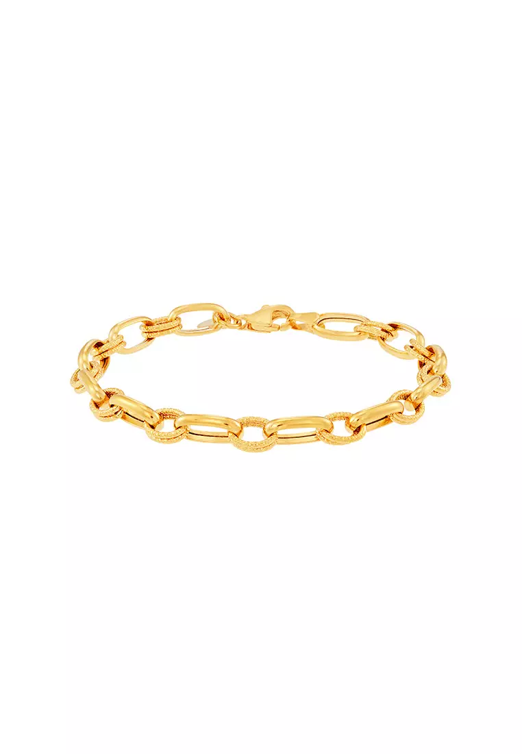 Gold hot sale italian bracelet