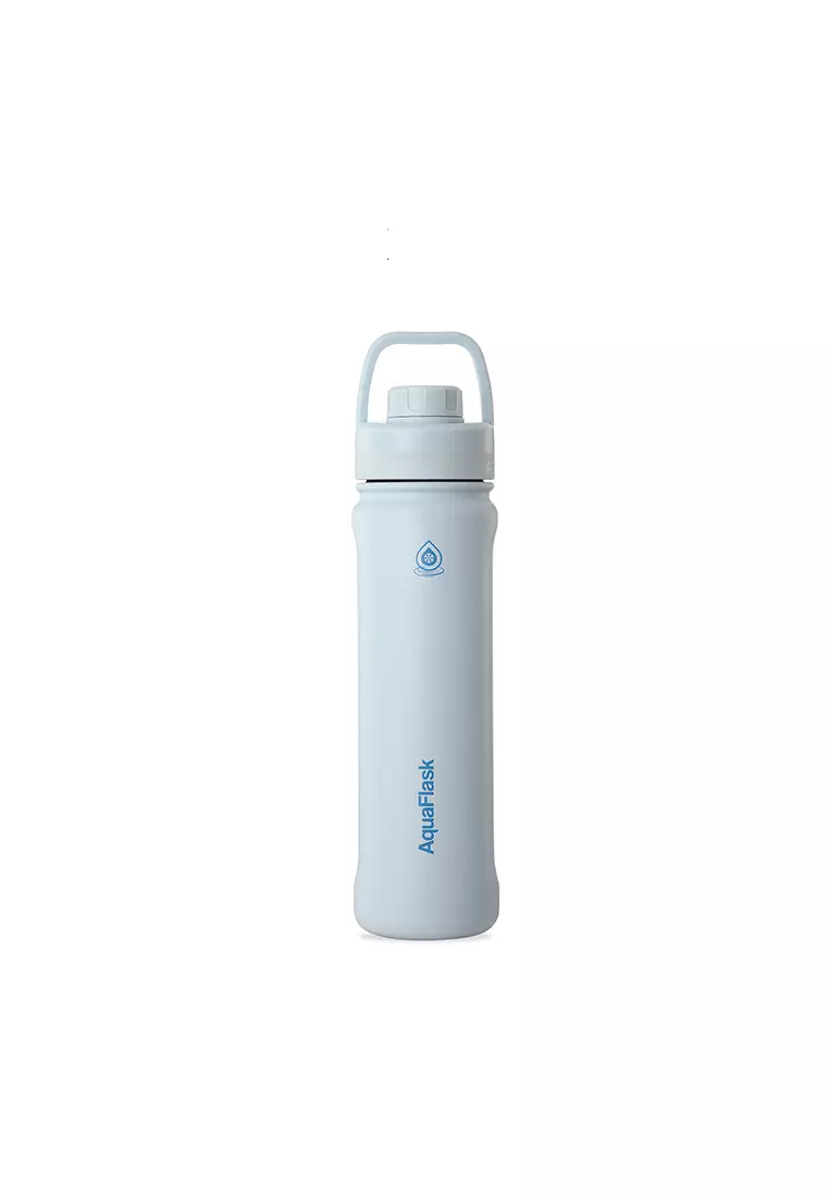 22oz Sea Salt New Sports Lid Bottle Wide Mouth Vacuum Insulated Stainless Steel Drinking Water Bottle