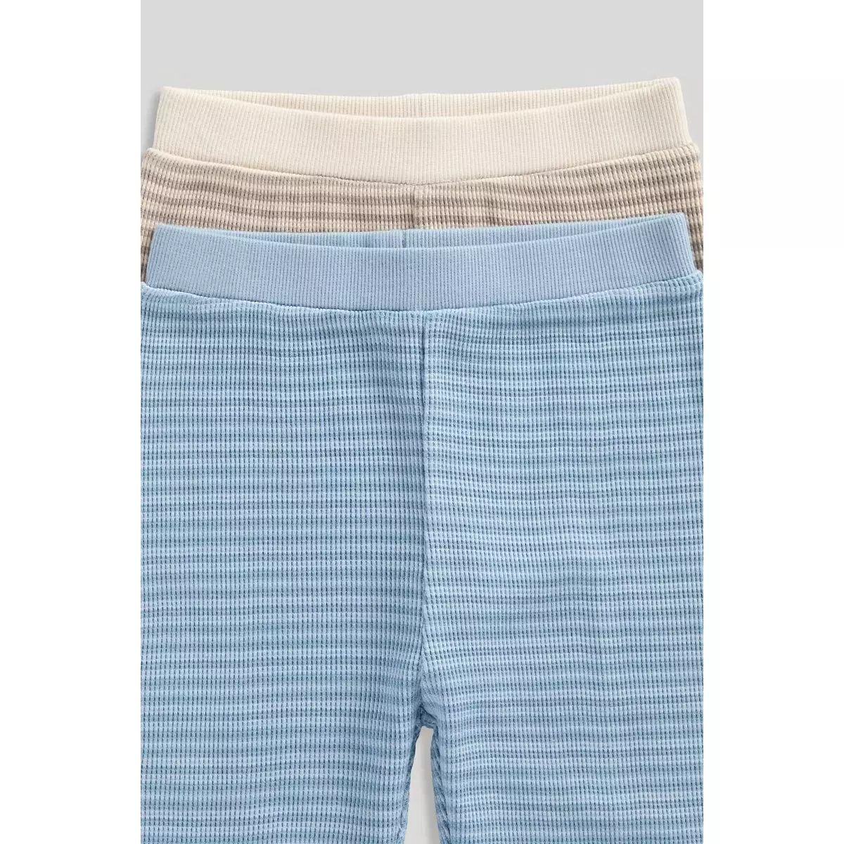 Mothercare Striped Waffle Pyjamas - 2 Pack - Piyama Anak Laki-laki (Hijau)