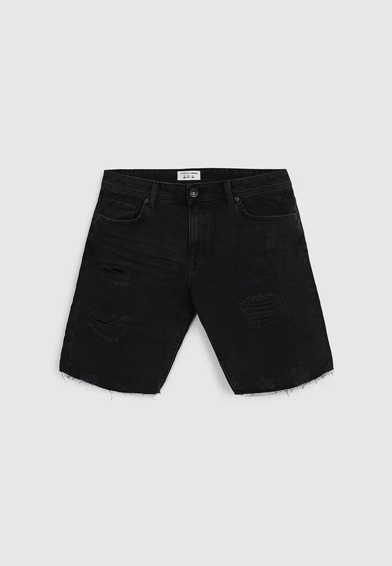Man Short Pants Jeans Denim