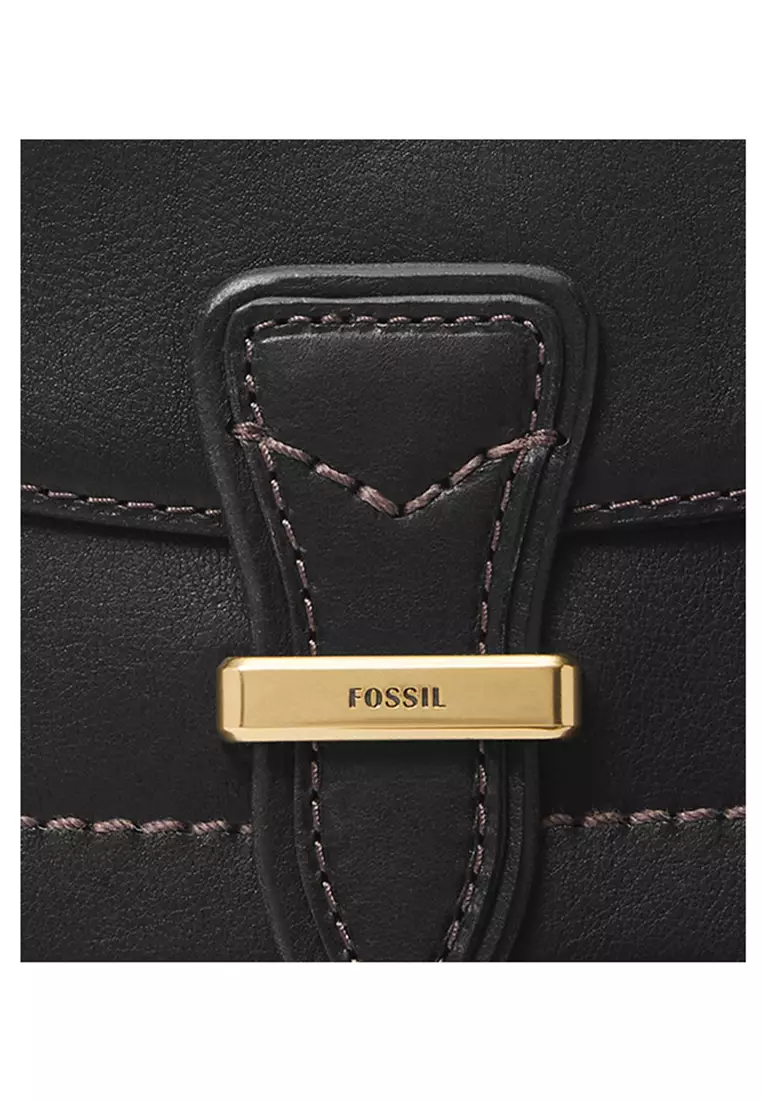 Buy Fossil Fossil Female's Tremont black Leather Crossbody Bag ...