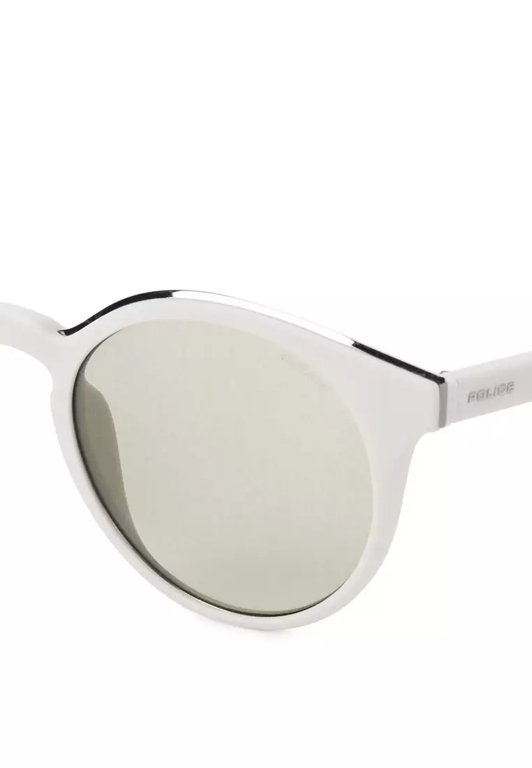 Round Shape Sunglasses - White