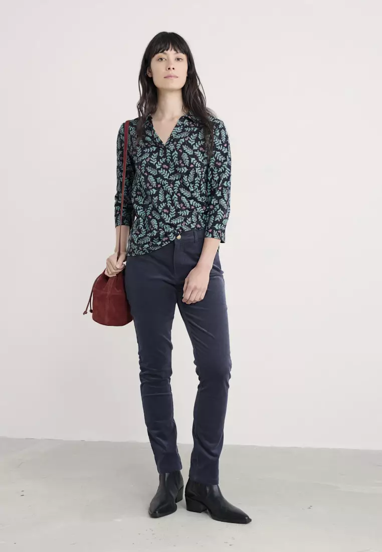 Seasalt Cornwall Navy Wavecrest Shirt