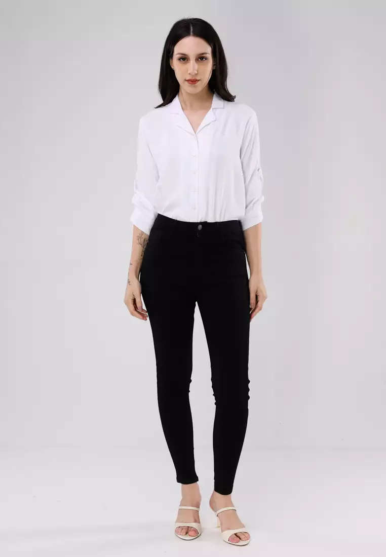Colored Long Pants Skinny