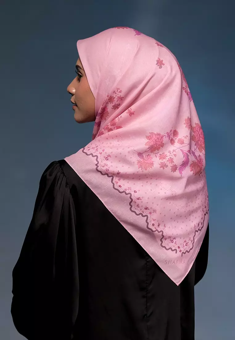 Danica Printed Scarf | Hijab Kerudung Segi Empat Motif
