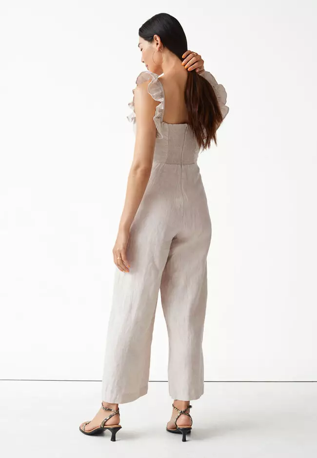 Linen jumpsuits online top